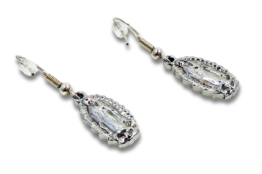 Our Lady of Guadalupe Earrings Stainless Steel