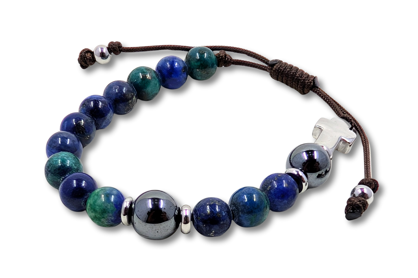 Guardian of the Redeemer Decade Paracord Rosary Bracelet
