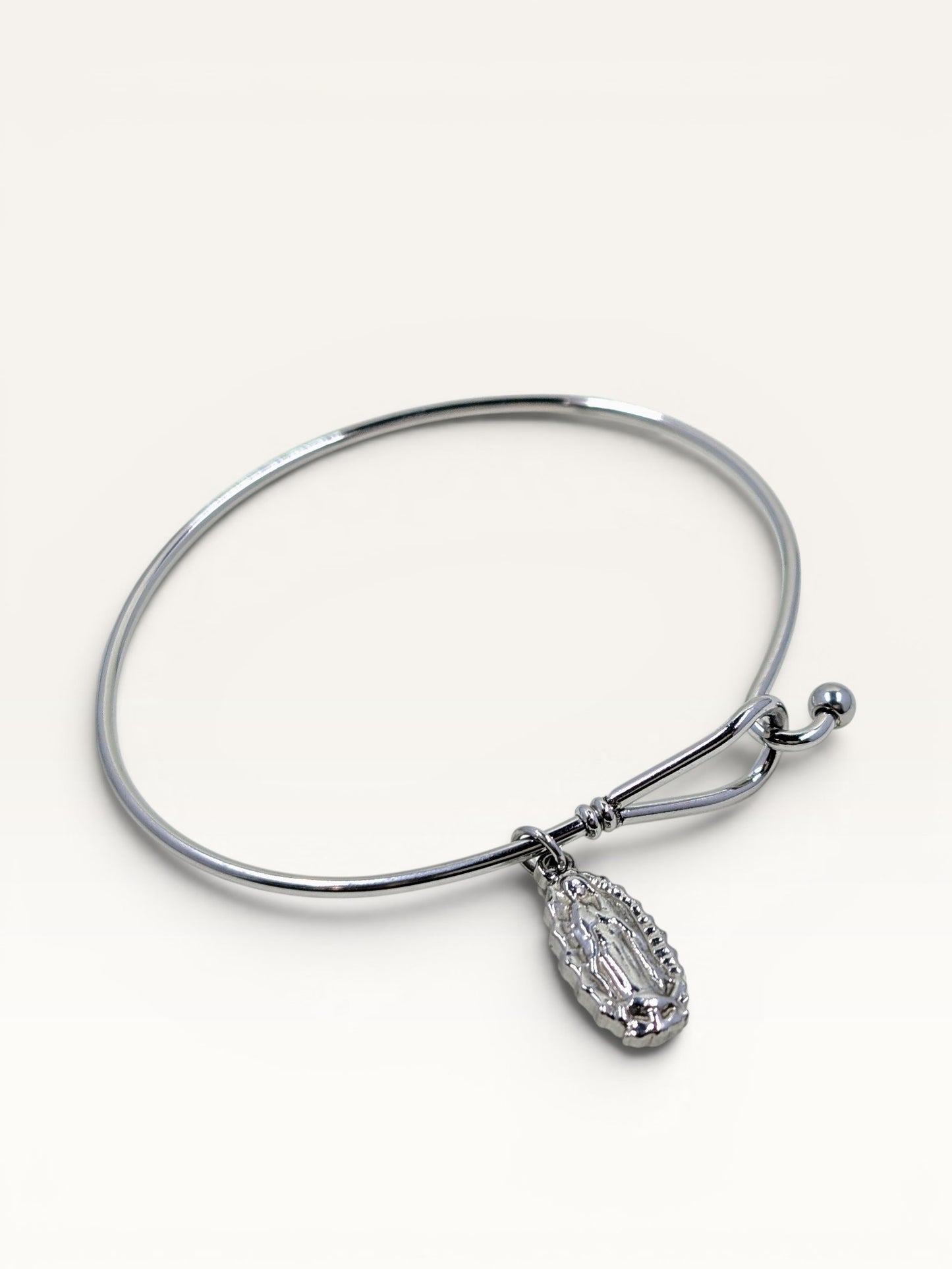 Our Lady of Guadalupe Bangle Bracelet Stainless Steel