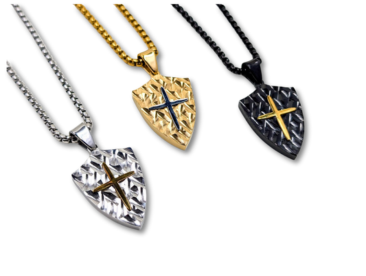 Shield of Faith Pendant Stainless Steel