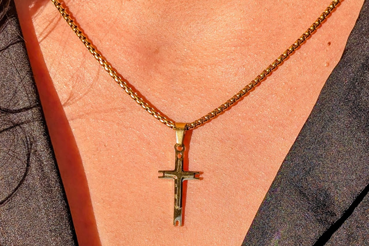 Layered Cross Necklace