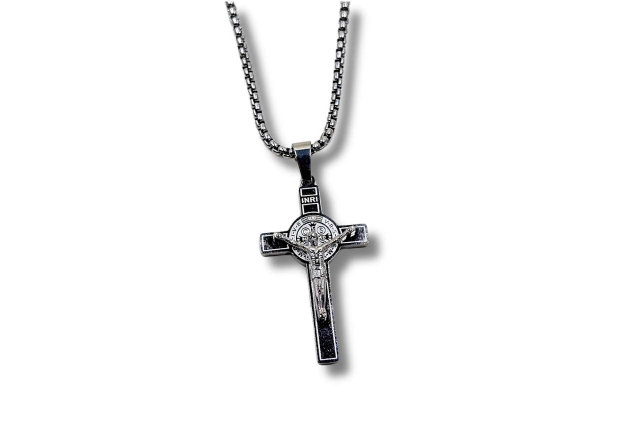 St. Benedict Medal Crucifix Necklace