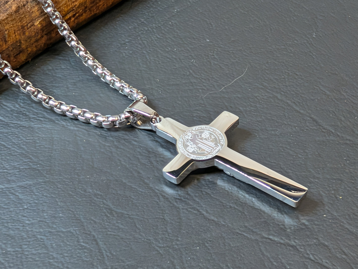 St. Benedict Medal Crucifix Necklace