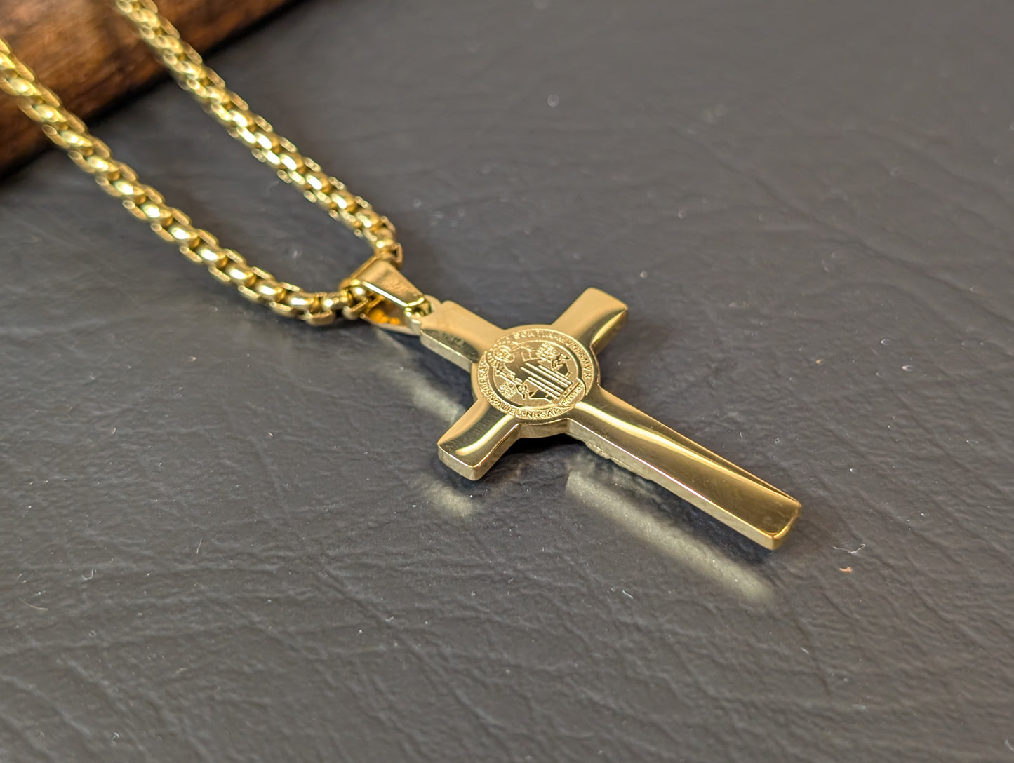 St. Benedict Medal Crucifix Necklace