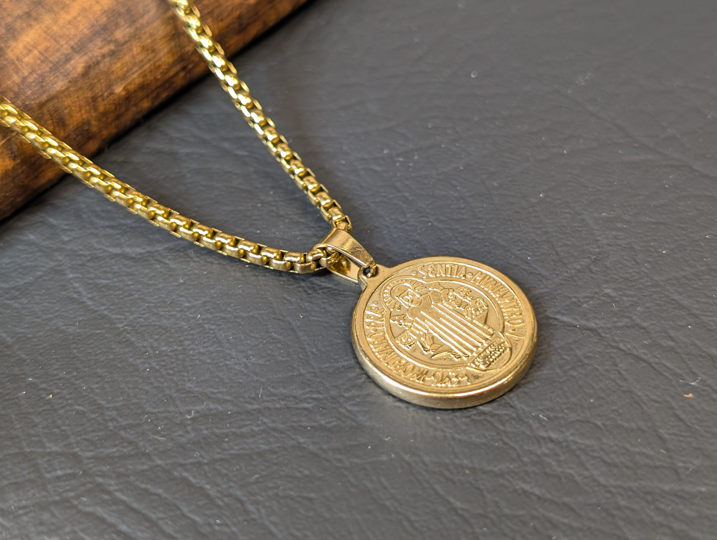 St. Benedict Medal Pendant Stainless Steel