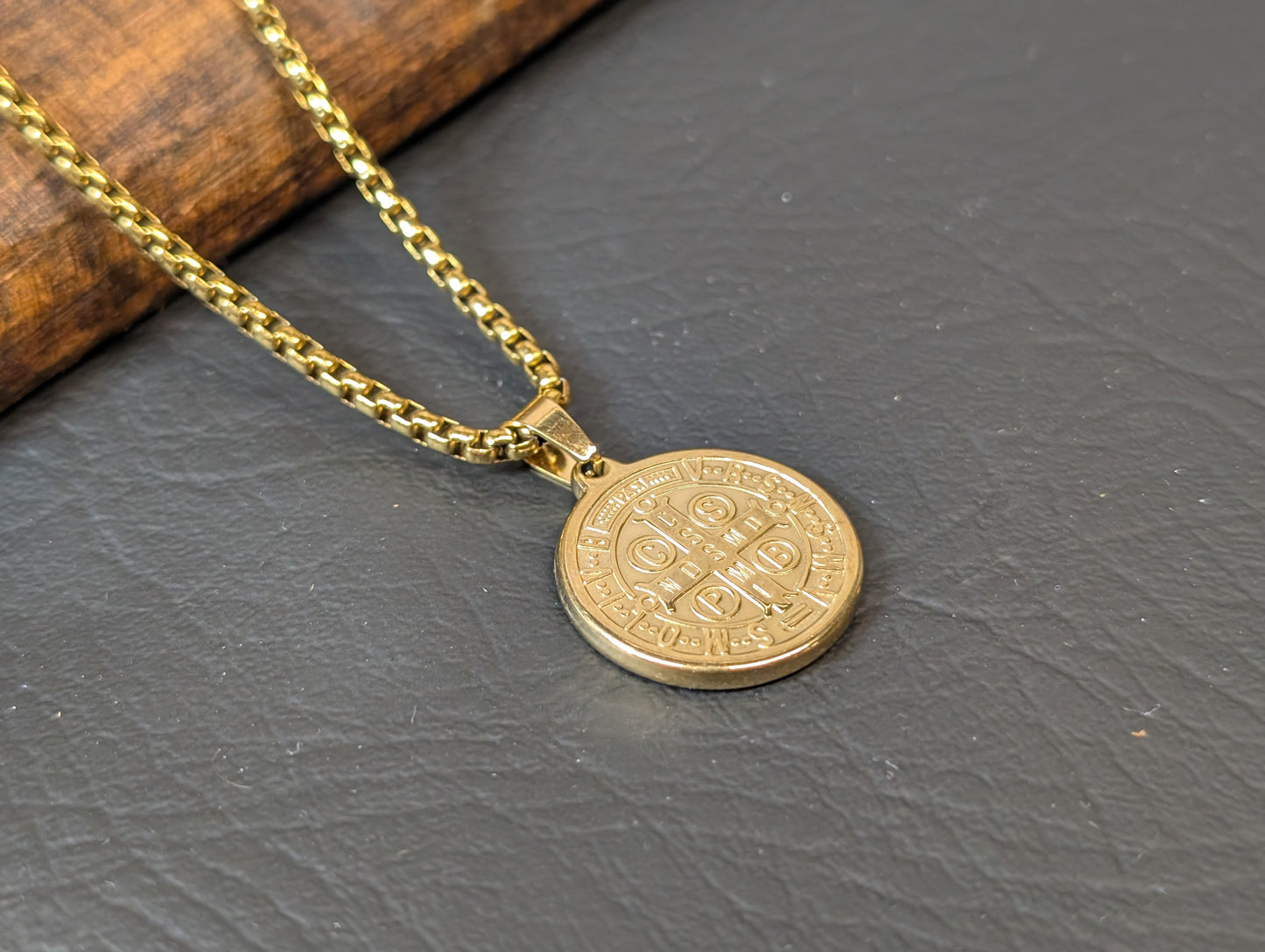 St. Benedict Medal Pendant Stainless Steel