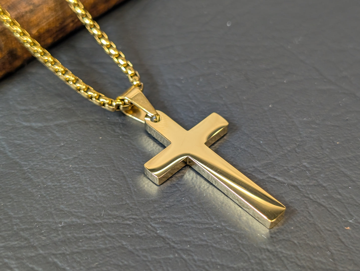 Plain Cross Pendant Stainless Steel