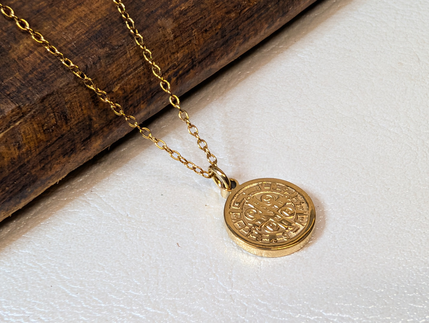 St. Benedict Small Medal Necklace