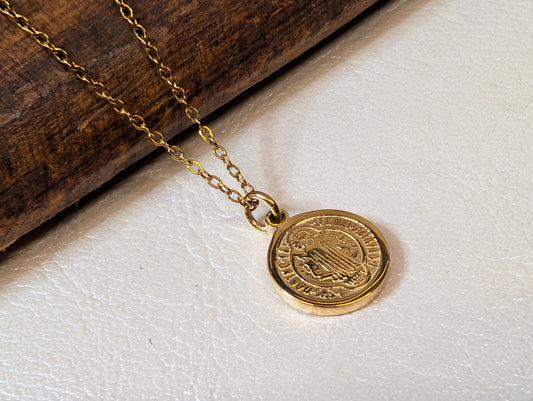 St. Benedict Small Medal Necklace