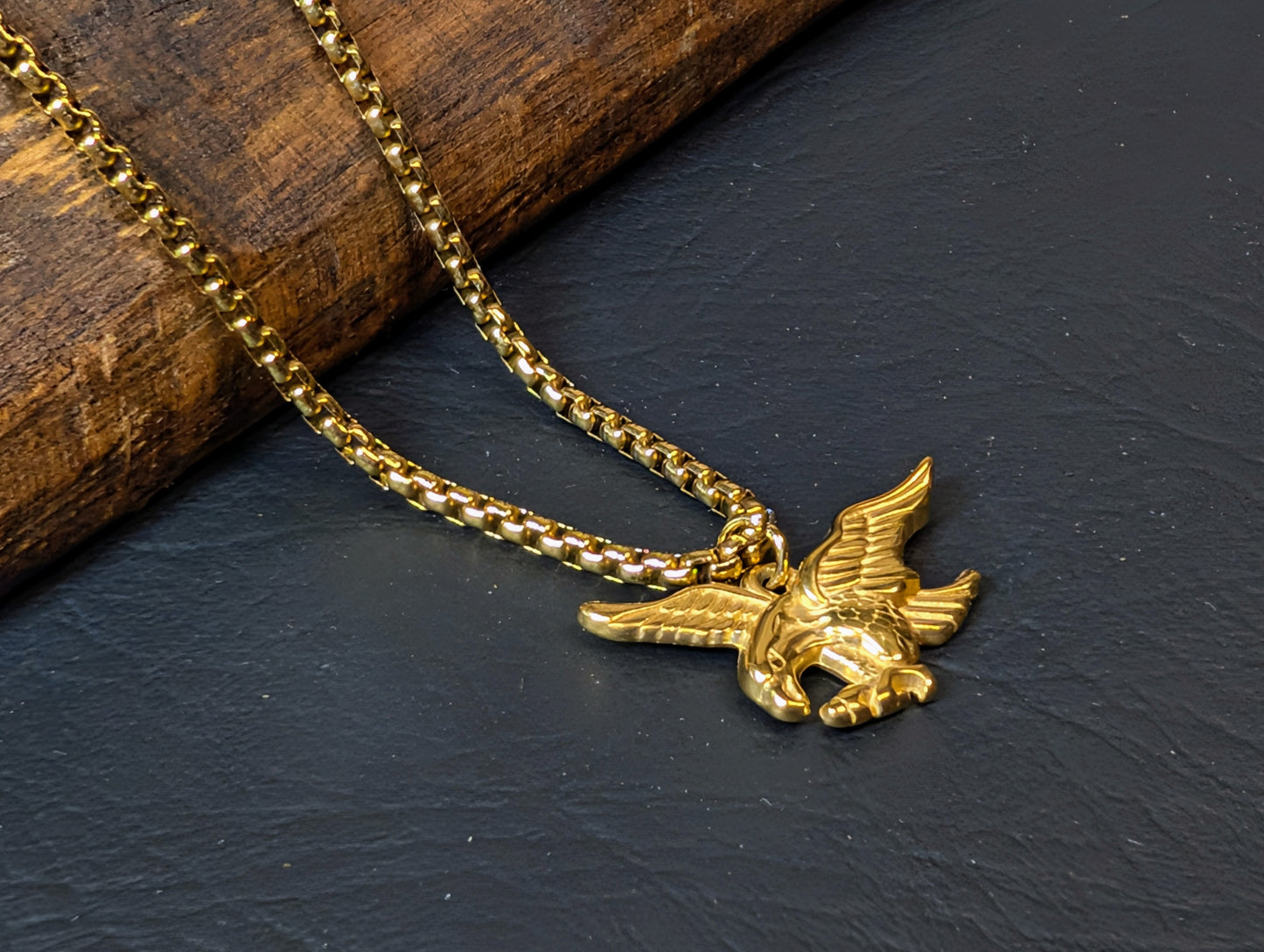 St. John the Apostle Eagle Necklace