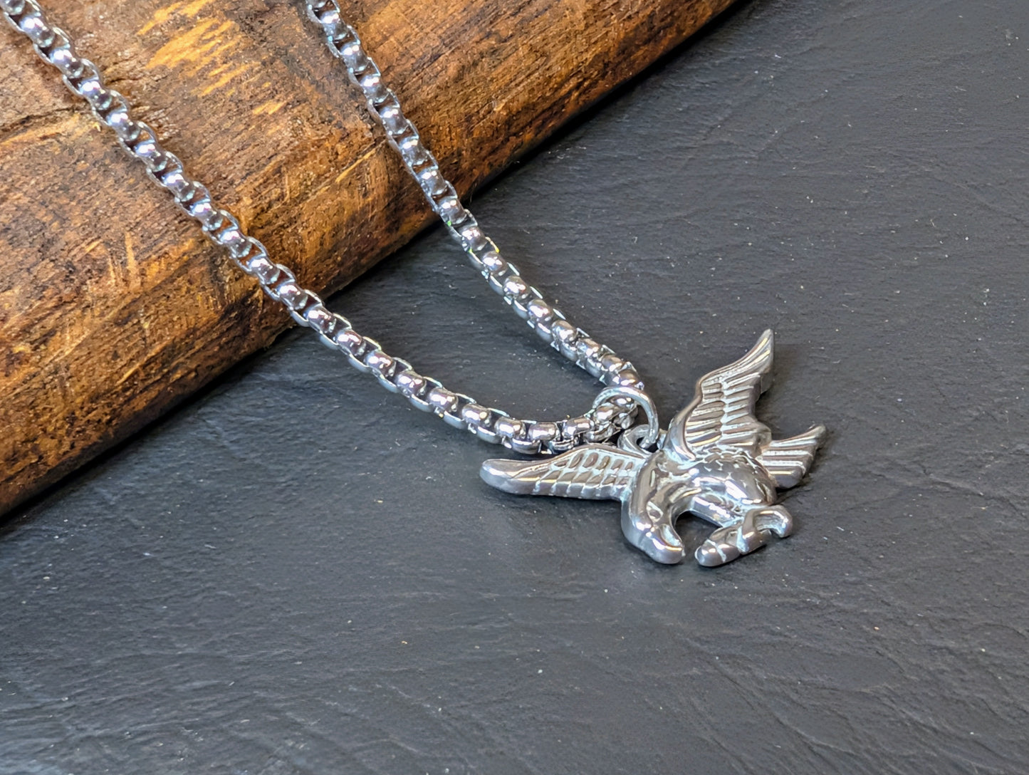St. John the Apostle Eagle Necklace