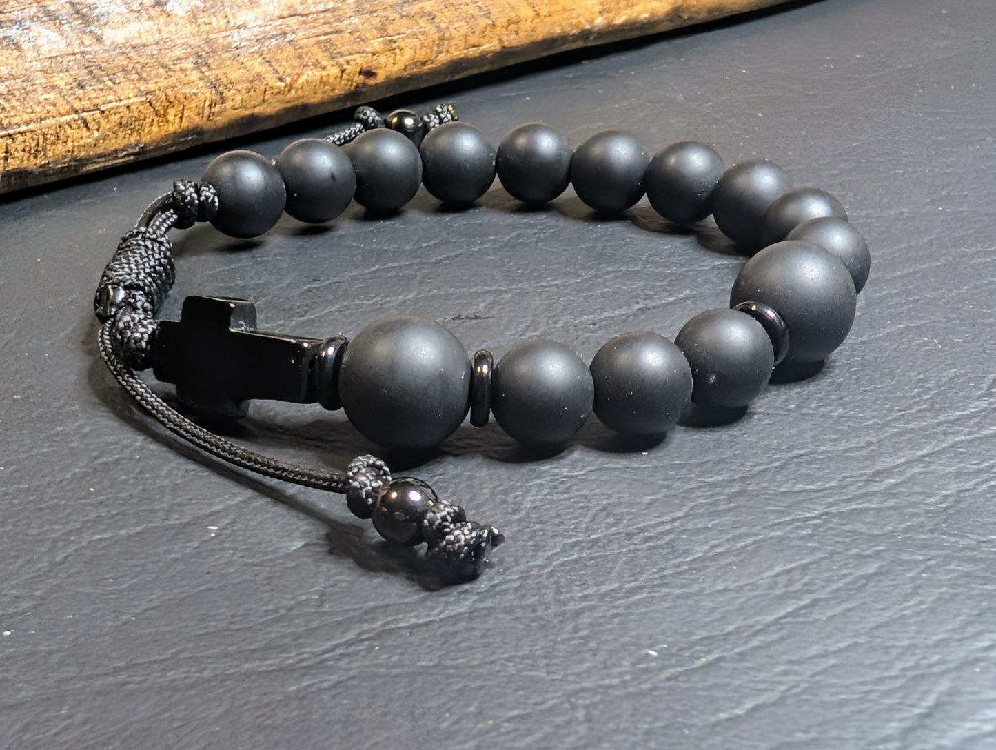 Terror of Demons Decade Paracord Rosary Bracelet