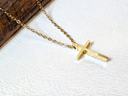 Thin Cross Necklace
