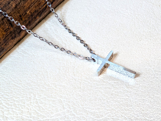 Thin Cross Necklace